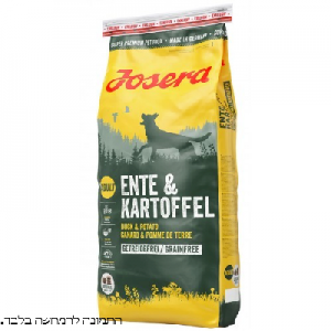 גוזרה לכלב בוגר ברווז ותפ''א ללא דגנים  jusera grain free גדול