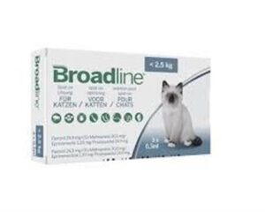 broadline ברודליין אמפולות לחתולים פחות מ-2.5 ק"ג